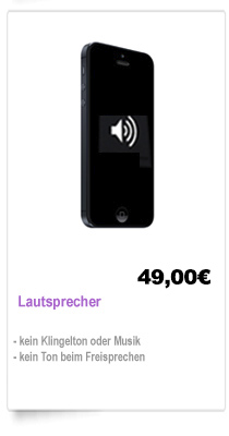 iPhone 5 Lautsprecher Reparatur Berlin, 